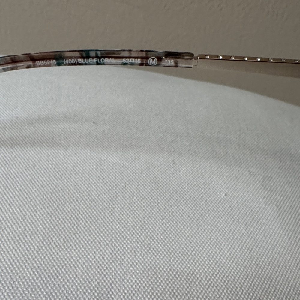 NEW Bebe Women's Elegant Patterned Glasses - Blue/Brown Floral BB5215 - Picture 10 of 12